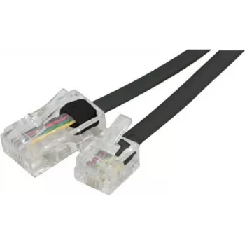 EXERTIS CONNECT Telefoniadapteri kaabel, RJ11 isane - RJ45 isane, must, 15 m EXC911734