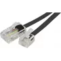 EXERTIS CONNECT Telefoniadapteri kaabel, RJ11 isane - RJ45 isane, must, 15 m EXC911734