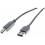 Exertis Connect USB 2.0 kaabel A-B, 60 cm, hall 532406