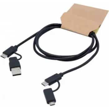exertis Connect USB-C - Micro-USB B kaabel, USB 2.0, 1 m, must 532527