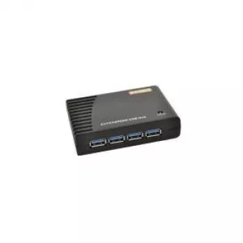 EXSYS EX-1125 4-pordiline USB 3.0 jaotur - 5Gbps, Alumiinium, Lauaarvutile