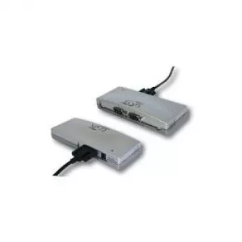 EXSYS EX-1334V tööstuslik 4-pordiline USB RS-232 seeriaadapter FTDI kiibistikuga, 15kV ESD kaitse, metallkorpus