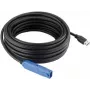 EXSYS EX-1406 USB 3.2 Gen 1 aktiivne pikenduskaabel 10m must