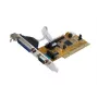 EXSYS EX-43063 2-pordiline RS-232 PCI Express jadaliidese kaart ASIX AX99100 kiibistikuga, 921,6 Kbps, madala profiiliga kronstein kaasas