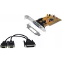EXSYS EX-43362 2-pordiline RS-232 PCI Express jadakontrolleri kaart