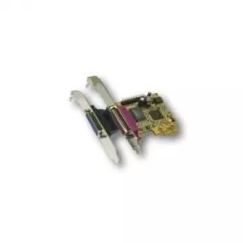 EXSYS EX-44012 PCI Express kahe paralleelportiga kaart EPP/ECP, MosChip MCS9901CV, madal profiil