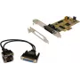 EXSYS EX-45362 2-pordiline RS-232 PCIe x1 jadaliidese kaart, madal profiil, ASIX AX99100