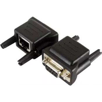 EXSYS EX-47961 RS-232 to RJ-45 konsoolikaabli adapter, DB9 isane to RJ45 isane, 1,8m, must