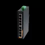 EXSYS EX-6225 8-porti Gigabit Ethernet kommutaator, 10/100/1000 Mbps, metallkorpus, laua-/seinakinnitus, Plug and Play