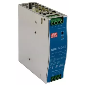 EXSYS EX-6975 DIN-liinile mõeldud toiteplokk 120W 24V 5A tööstuslik AC-DC muundur