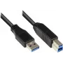 EXSYS EX-K1505 USB 3.2 Gen 1 kaabel, USB-A - USB-C, 3 m, must