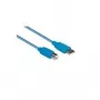 EXSYS EX-K1620-3 USB 3.2 Gen 1 kaabel, 3 m, USB-A - USB-B, sinine