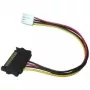 EXSYS EX-K41910 Floppy to SATA toiteadapteri kaabel 0,4m must