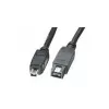 EXSYS FireWire 800 - 400 kaabel 9-pin - 4-pin, 2m, must EX-K6871