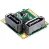 EXSYS Mini PCIe SATA III kontroller, 2-porti, 6Gbps, ASM1061, Full-Height EX-48080-2