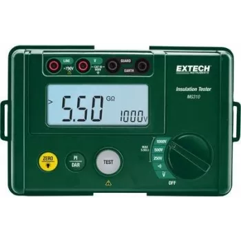 Extech MG310 isolatsioonitestija 250V 500V 1000V 5,5 GΩ