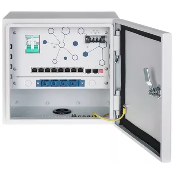 External Camera Distribution Point Expert-PoE/OTD-82GSFP - Hallatav tööstuslik PoE+ lüliti 8 Gigabit PoE pordi ja 2 SFP pesaga, IP67