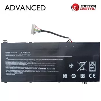 Extra Digital Advanced sülearvuti aku ACER AC14A8L jaoks, 4605mAh
