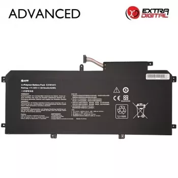 Extra Digital Advanced sülearvuti aku ASUS C31N1411 jaoks - 3610mAh, 11,4V, 3-elemendiline Li-ion (must)