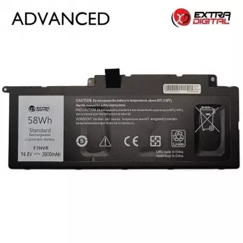 Extra Digital Advanced sülearvuti aku Dell F7HVR jaoks – 3900mAh liitiumioon