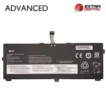 Extra Digital Advanced sülearvuti aku Lenovo L18L3P72 jaoks - 4200mAh, 11,52V, 48,38Wh, 3-elemendiline Li-ion, must