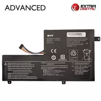Extra Digital Advanced sülearvuti aku – Lenovo L15L3PB1, 3600mAh, 11.1V, 3-rakuline Li-ion (IdeaPad 100)