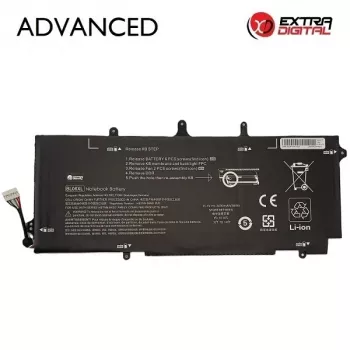 Extra Digital Advanced NB462612 Asendusaku sülearvutile HP BL06XL – 3400mAh 11.4V Li-ion 3-elemendiline, Must
