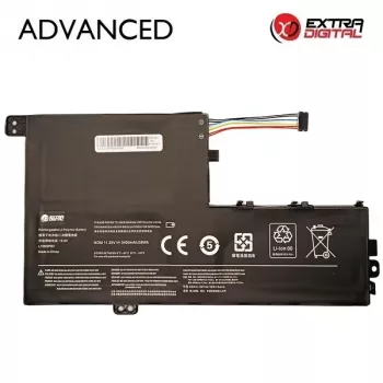 Extra Digital Advanced NB483068 sülearvuti aku Lenovo L15M3PB0 jaoks – 3400mAh 11.1V Li-ion asendus