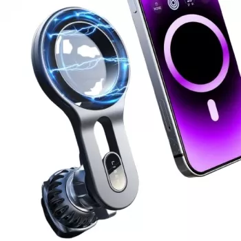 EXTRA DIGITAL Magnetiline auto telefoni hoidik õhutusava jaoks – universaalne nutitelefoni alus 360° pöördega, N52 neodüümmagnetitega - must (HB390489)