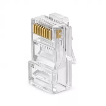 EXTRA DIGITAL RJ45 UTP Cat5e modulaarne pistik (8P8C, 50µ kullatud, 100 tk)