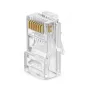 EXTRA DIGITAL RJ45 UTP Cat5e modulaarne pistik (8P8C, 50µ kullatud, 100 tk)