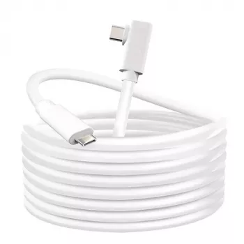 EXTRA DIGITAL VR Link kaabel USB-C – USB-C 5m Valge 5Gbps Oculus Questile
