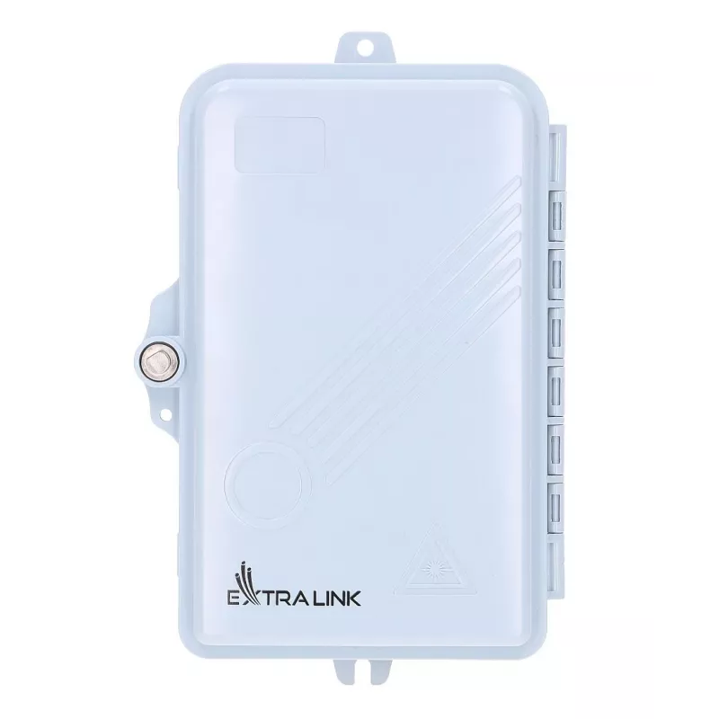 Extralink Betty Fiber Optic Junction Box, 4 Splices, White