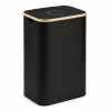 EXTRALINK Black Forest Tagastatavate Pudelite Kogumiskorv, Kokkupandav, 100L, Must