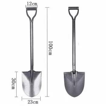 EXTRALINK BLACK FOREST Garden Spade Straight 100cm