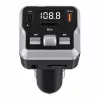 EXTRALINK Bluetooth FM Transmitter with 2 USB Charging Ports and MicroSD Card Slot