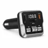 EXTRALINK Bluetooth FM Transmitter with 2 USB Charging Ports and MicroSD Card Slot
