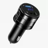 EXTRALINK Bluetooth FM-saatja 2x USB-laadijaga, käed-vabad kõned, must