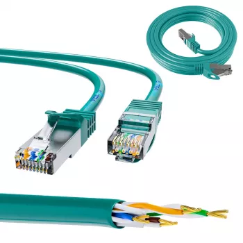 Extralink Cat.6 FTP 10m LAN patch-juhe, vaskvõrgukaabel, keerdpaar 1Gbit/s