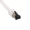 EXTRALINK Cat 8 U/FTP lame patškaabel 3 m 40G Valge