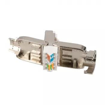Extralink CAT6A RJ45 tööriistavaba pistik – UTP 8P8C kullatud 10Gbps Etherneti pistik