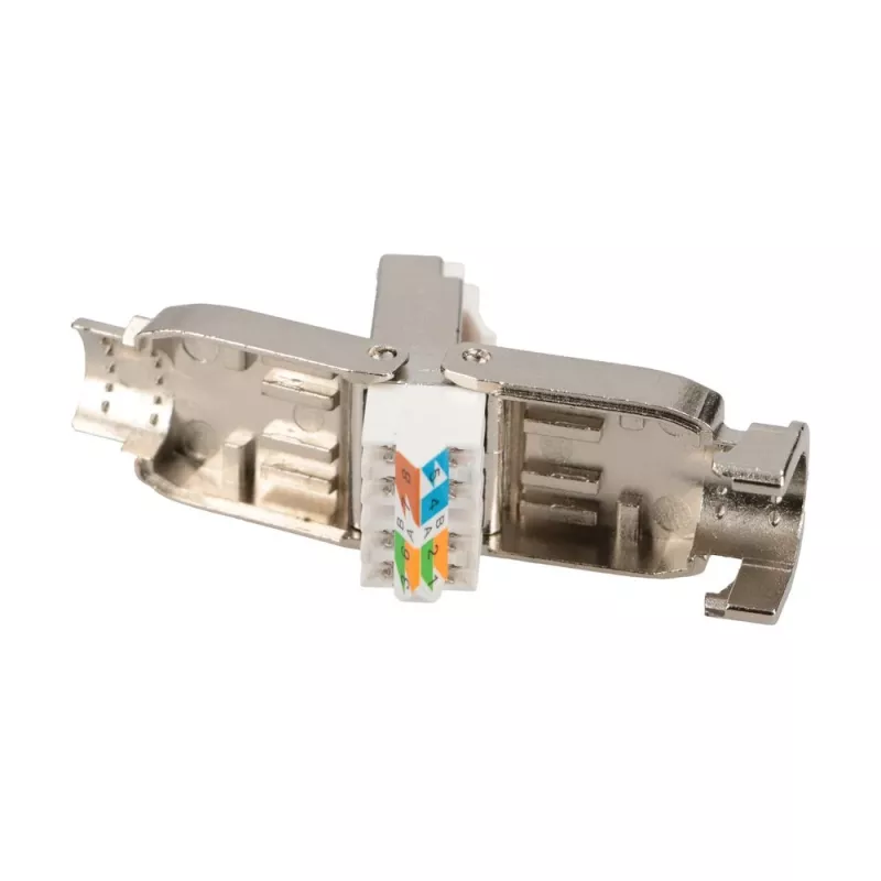 Extralink CAT6A RJ45 tööriistavaba pistik – UTP 8P8C kullatud 10Gbps Etherneti pistik