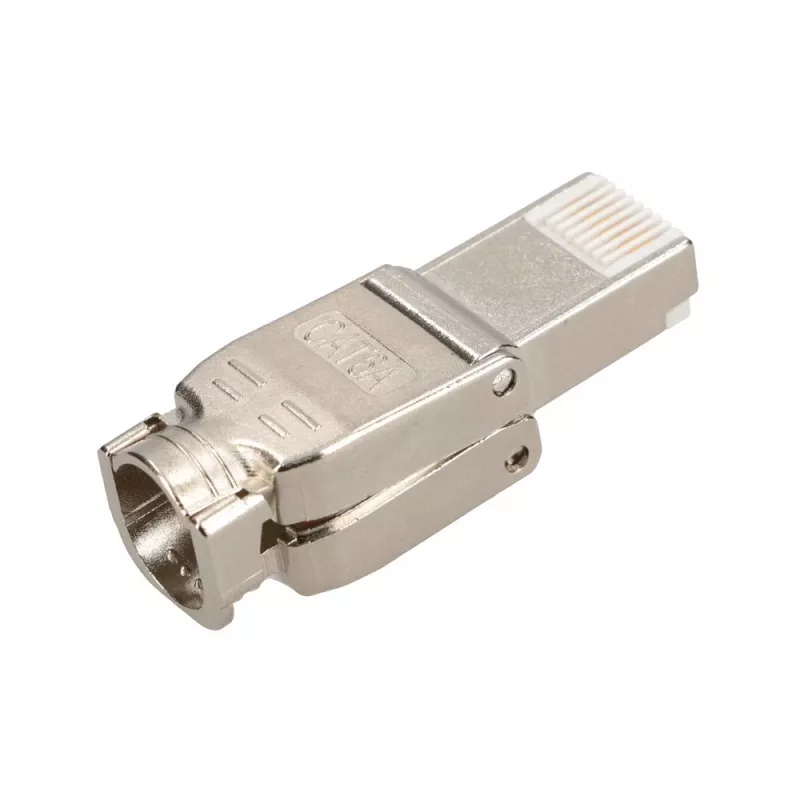 Extralink CAT6A RJ45 tööriistavaba pistik – UTP 8P8C kullatud 10Gbps Etherneti pistik