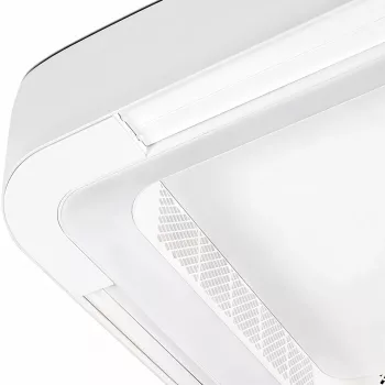 Extralink Cube Air 23 nutikas WiFi laefänn valgusega, valge, 59 cm, rakenduse juhtimine