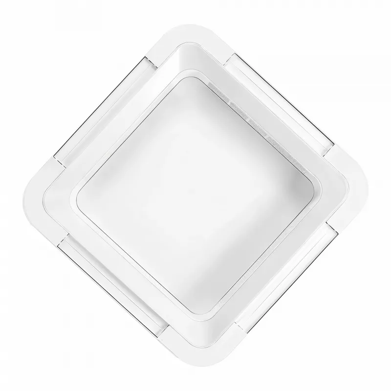 Extralink Cube Air 23 nutikas WiFi laefänn valgusega, valge, 59 cm, rakenduse juhtimine