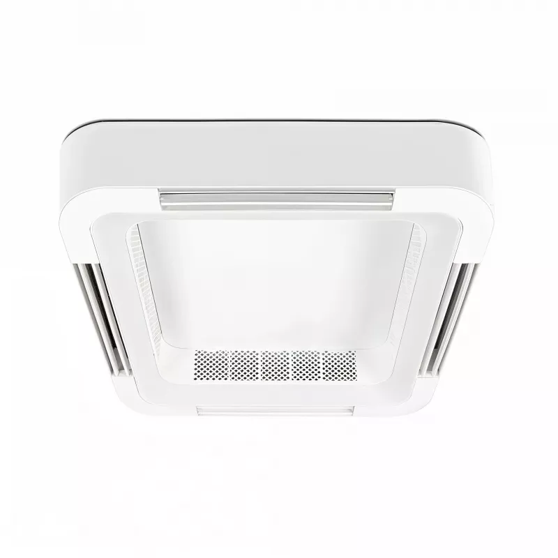 Extralink Cube Air 23 nutikas WiFi laefänn valgusega, valge, 59 cm, rakenduse juhtimine