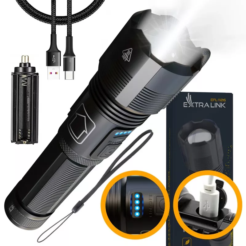 Extralink LED-taskeratas EFL-1126 Thor, 1000 lm