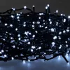 Extralink LED valgusketid 200 LED-i külmvalge 10m + 3m IP44 sise-/välistingimustes