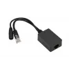 Extralink PoE inverter 1 port, sisend 1x 1000Mb/s RJ45/pistik 10-30V, väljund 48V