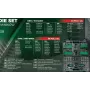 EXTRALINK ROCKFORCE 76-osaline keermelõikurite komplekt M3-M12